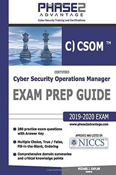 portada Certified Cyber Security Operations Manager: Exam Prep Guide (en Inglés)