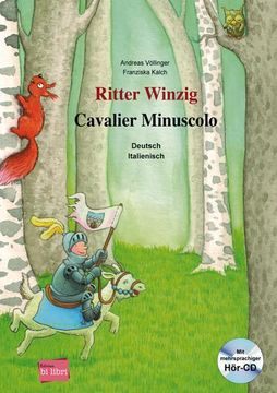 portada Ritter Winzig: Kinderbuch Deutsch-Italienisch mit Mehrsprachiger Audio-Cd