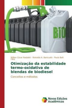 portada Otimização da estabilidade termo-oxidativa de blendas de biodiesel