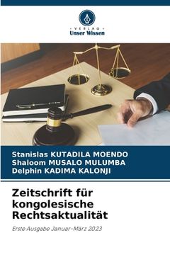 portada Zeitschrift für kongolesische Rechtsaktualität (in German)