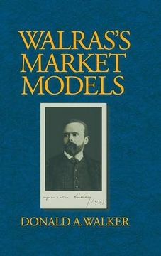 portada Walras's Market Models (en Inglés)
