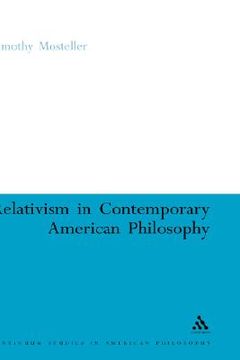 portada relativism in contemporary american philosophy (in English)