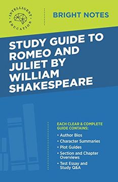 portada Study Guide to Romeo and Juliet by William Shakespeare (Bright Notes) (en Inglés)
