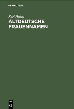 portada Altdeutsche Frauennamen (German Edition) (en Alemán)