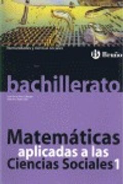 portada Matemáticas aplicadas a las Ciencias Sociales 1 Bachillerato