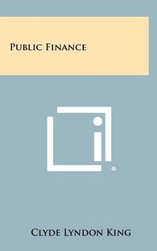 portada public finance (en Inglés)