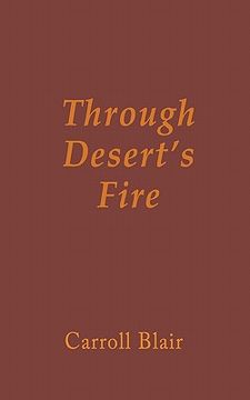 portada through desert's fire (in English)