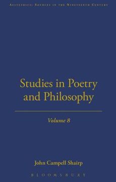 portada Studies In Poetry And Philosophy (en Inglés)
