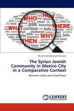 portada the syrian jewish community in mexico city in a comparative context (en Inglés)