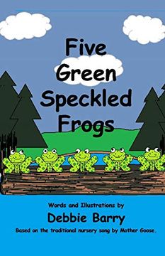 portada Five Green Speckled Frogs (en Inglés)