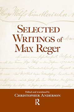 portada Selected Writings of max Reger