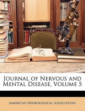 portada journal of nervous and mental disease, volume 5 (in English)