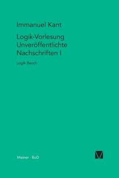 portada Logik-Vorlesungen. Unveröffentlichte Nachschriften I (en Alemán)