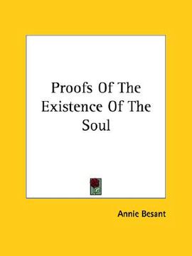 portada proofs of the existence of the soul (en Inglés)