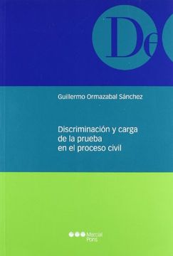 portada discriminacion y carga de la prueba en el proceso civil