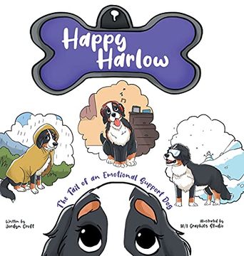 portada Happy Harlow: The Tail of an Emotional Support dog (en Inglés)