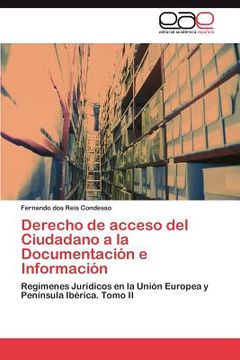 portada derecho de acceso del ciudadano a la documentaci n e informaci n (en Inglés)