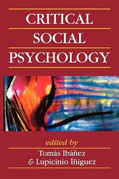 portada Critical Social Psychology (en Inglés)