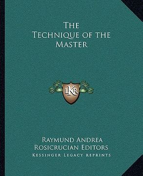 portada the technique of the master (en Inglés)