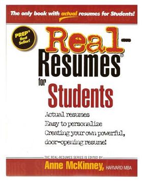 portada Real-Resumes for Students (en Inglés)