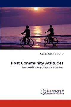 portada host community attitudes (en Inglés)