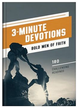 portada 3-Minute Devotions: Bold men of Faith: 180 Challenging Readings (en Inglés)