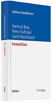 portada Investition (Vahlens Handbücher der Wirtschafts- und Sozialwissenschaften) (en Alemán)