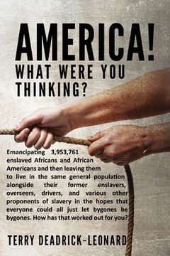 portada America! What Were You Thinking?: Emancipating 3,953,761 enslaved Africans and African Americans and then leaving them to live in the same general pop (en Inglés)