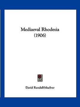 portada mediaeval rhodesia (1906) (in English)