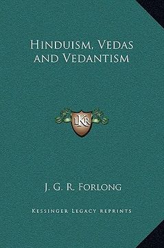 portada hinduism, vedas and vedantism (in English)