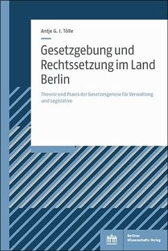 portada Gesetzgebung und Rechtssetzung im Land Berlin (en Alemán)