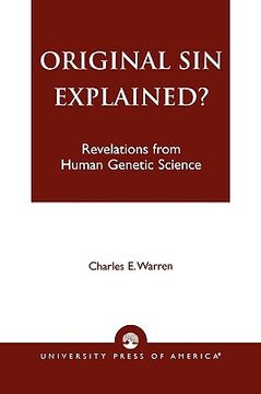 portada original sin explained?: revelations from human genetic science (in English)