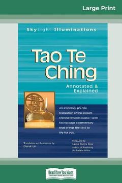 portada Tao Te Ching: Annotated & Explained (16pt Large Print Edition) (en Inglés)