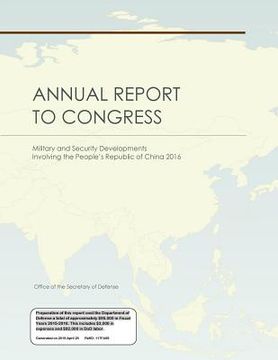 portada Annual Report to Congress: Military and Security Developments Involving the People's Republic of China 2016 (in English)