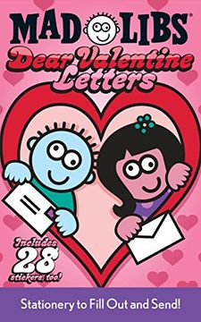 portada Dear Valentine Letters [With Sticker Sheet] (Mad Libs (Unnumbered Paperback)) (en Inglés)