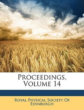 portada proceedings, volume 14 (in English)