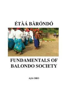 portada Fundamentals of Balondo Society (in English)