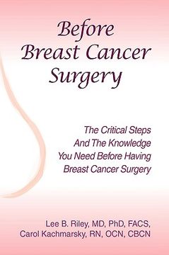 portada before breast cancer surgery (en Inglés)