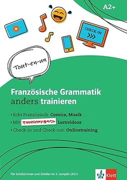 portada Französische Grammatik Anders Trainieren: Für Schülerinnen und Schüler im 3. Lernjahr. Grammatik-Schülerarbeitsheft + Klett-Augmented