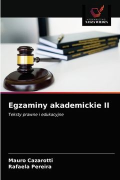 portada Egzaminy akademickie II (en Polaco)