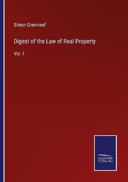 portada Digest of the law of Real Property: Vol. I (en Inglés)