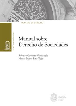 portada Manual Sobre Derecho de Sociedades