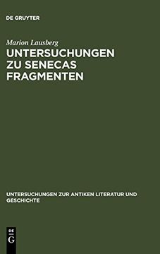 portada Untersuchungen zu Senecas Fragmenten (en Alemán)