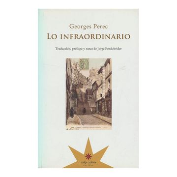 portada Lo Infraordinario (in Spanish)