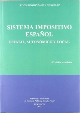 portada Sistema impositivo español. Estatal, autonómico y local