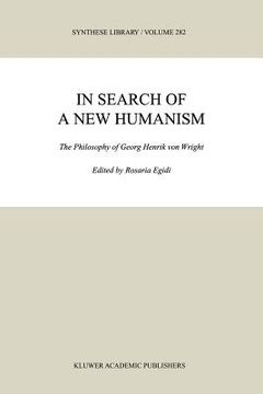 portada in search of a new humanism: the philosophy of georg henrik von wright (in English)