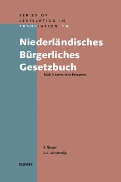 portada Niederländishes Bürgerliches Gesetzbuch: Buch 2 Juristiche Personen (en Inglés)