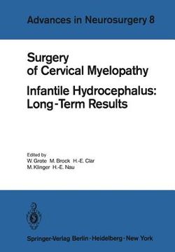 portada surgery of cervical myelopathy: infantile hydrocephalus: long-term results (en Inglés)