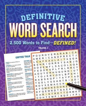 portada Definitive Word Search Volume 1: 2,500 Words to Findâ€"Defined (in English)