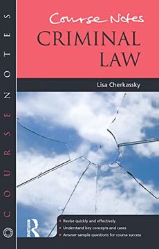 portada Course Notes: Criminal Law (in English)
